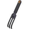 JIMIHOME Rastrello a mano per giardinaggio W104 - Strumento leggero in alluminio con manico ergonomico antiscivolo per allentare la terra e la piantagione