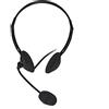 LINK LKHS03 CUFFIA CON MICROFONO ORIENTABILE, CONNETTORE 1 X 3,5 MM E CONTROLLO VOLUME