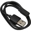 Brrnoo Cavo di Ricarica Smart Band Cavo di Ricarica Magnetico Smartwatch per Haylou RT2 LS10 Cavo di Ricarica Veloce USB Staffa di Base di Alimentazione 1M