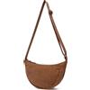 DWDC Crossbody Bag,Shoulder Bag for Women Small Corduroy Crescent Soft Casual Crossbody Purse Chest Bag Satchel Daypack Sling Bag