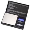 Janjunsi Bilancia da Cucina Digitale Bilancia di Precisione Mini 500g/0.01g Scala Gram Piccolo con Display LCD Cucina in Acciaio Inox Per Caffè Erbe Gioielli Pietre Gemme