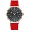 Comtex Orologio da donna in silicone rosso orologio da donna simulato al quarzo orologio da donna cinturino digitale impermeabile orologio sportivo ragazza orologio ragazzi orologio bambini, Rosso 1,