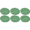 M METERXITY 6pz Pacciamatura Cerchio - Rotondo Non Tessuto Tessuto Albero Protezione Tappetino, Fioriera Barriera Controllo Erbacce, Applicazione Piante Esterni Piante (5.4, Verde)