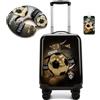 HTgroce Valigie per bambini, Trolley Bambino da Viaggio, Valigia Ragazzo Trolley Bagaglio a Mano Bagaglio per bambini