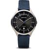 BERING 11739-873 Orologio da uomo al quarzo, orologio da polso con cassa in titanio color argento da 39 mm, quadrante grigio, cinturino Nato, vetro zaffiro, 5 ATM