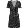 ONLY Onlverona S/S Short Dress Jrs Noos Abito Estivo, Nero, XS Donna