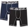 DIM Boxer Long Sport Micro Traspirabile Uomo x2, Nero/Blu Berlino, XL