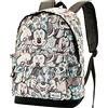 Disney Minni Mouse Drawing-Zaino HS FAN, Grigio, 30 x 43 cm, Capacità 22 L