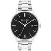 Calvin Klein Orologio Analogico al Quarzo da Uomo Collezione LINKED BRACELET FOR HIM con Cinturino in Acciaio Inossidabile Argentato - 25200053