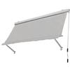 Huspert Tenda da sole con braccio e cassone grigio chiaro 295x200 cm