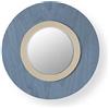 LZF LUZIFER lampada da parete con specchio LENS CIRCULAR diffusore in metallo bianco avorio 2700K - LENS CR A IV LED DIM0-10V 2700K 28
