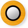 LZF LUZIFER lampada da parete con specchio LENS CIRCULAR diffusore in metallo nera 3000K - LENS CR A BK LED DIM0-10V 3000K 24