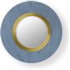 LZF LUZIFER lampada da parete con specchio LENS CIRCULAR diffusore in metallo oro 4000K - LENS CR A GD LED DIM0-10V 4000K 28