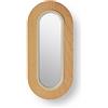 LZF LUZIFER lampada da parete con specchio LENS OVAL diffusore in metallo bianco avorio 2700K - LENS OV A IV LED DIM0-10V 2700K 21