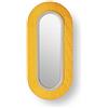 LZF LUZIFER lampada da parete con specchio LENS OVAL diffusore in metallo bianco avorio 3000K - LENS OV A IV LED DIM0-10V 3000K 24