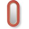 LZF LUZIFER lampada da parete con specchio LENS OVAL diffusore in metallo bianco avorio 4000K - LENS OV A IV LED DIM0-10V 4000K 26