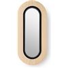 LZF LUZIFER lampada da parete con specchio LENS OVAL diffusore in metallo nera 2700K - LENS OV A BK LED DIM0-10V 2700K 22