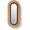 LZF LUZIFER lampada da parete con specchio LENS OVAL diffusore in metallo nera 4000K - LENS OV A BK LED DIM0-10V 4000K 21