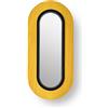 LZF LUZIFER lampada da parete con specchio LENS OVAL diffusore in metallo nera 4000K - LENS OV A BK LED DIM0-10V 4000K 24