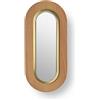 LZF LUZIFER lampada da parete con specchio LENS OVAL diffusore in metallo oro 2700K - LENS OV A GD LED DIM0-10V 2700K 21