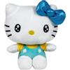 Play by Play HELLO KITTY Peluche 50th Anniversario - morbido personaggio da collezione ispirato alle avventure della gattina Kitty - altezza 16cm (AZZURRO)