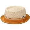 LIPODO CAPPELLISHOP Manavela Cappello Pork Pie Paglia Carta Fascia Tessuto Rigata Multicolore Prodotto in Italia Unisex Primavera Estate