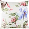 KASANOVA Cuscino Divano Velluto 50x50 cm Bianco Natura