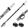 Volpi KVS7000P - Potatore a batteria su asta telescopica - 2 x 21.6V 4.0Ah