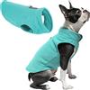 Gooby Gilet in Pile per Cani di Piccola Taglia, Taglia XS, Colore: Turchese