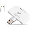 Annadue Router Dongle Modem WiFi USB 4G LTE con Slot per Scheda SIM per Asia, Supporto Hotspot Wi-Fi Portatile per 8 Utenti, Alimentazione USB, Router Wi-Fi Mobile per Viaggi
