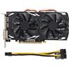 BONKZEBU Scheda Grafica da Gioco Scheda Grafica per Computer Desktop a Basso Rumore da 8 GB GDDR5 a 256 Bit per 10 11 Vista per Linux (RX580 8GB GDDR5 256BIT)