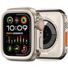 Generic per Apple Watch 44 mm 45 mm 9 8 7 6 5 versione con cassa in metallo (titanio oro, 45 mm)