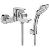 Ideal Standard A6547AA Ceramix Miscelatore monocomando per esterno vasca/doccia, con accessori, cromo