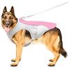 OCSOSO magliette refrigeranti per cani Pettorina per cani, cappotti freschi regolabile per cani di piccola, media e grande taglia, cappotto assorbente e fresco per sport, stagione calda, estate (L-blu)