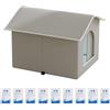 Maciun Cuccia refrigerante per gatti, portatile, isolata, per cani, cuccioli, conigli, per casa, viaggi, vacanze, traslochi