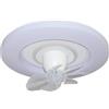 BEL AIR HOME - Ventilatore da Soffitto RAKI Con Motore DC, Luce LED 80 W e Telecomando - Efficiente Ventilazione a 4 Velocità per Estate e Plafoniera per l'Inverno (50 CM MOVE)