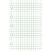 Filofax Ricarica per taccuino tascabile a quadretti, pastello
