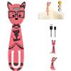 MILA&LOUIS Luce per Lettura Libri a Letto di Notturna Lampada Libro LED USB Ricaricabile per Leggere con Pinza Lucetta Dimmerabile da Comodino Senza Fili Lucina Portatile Camera Segnalibro (Rosa)