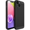 Moozy VentiGuard Cover per iphone 13 mini, 5.4-pollici, Custodia per iphone 13 mini, Traspirante con Motivo Perforato per Circolazione dell'Aria, Cover per 13 mini, Nero