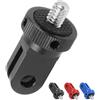 MotuTech 1/4 Vite Adattatore per Supporto Treppiede in Alluminio per Action Camera Universale per GoPro 10 9 8 Black 7 6 5 4 3 Insta360 One X X2 R GO2 DJI Osmo Action 2 SJCAM Xiaomi Xiaoyi (nero)