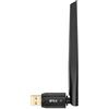 Hemlosk Adattatore Bluetooth USB 5.4 con Antenna 150M, Chiavetta WiFi Dual Band Plug & Play, Dongle Bluetooth PC a Bassa Latenza, Clé USB WiFi Compatibile per Windows 7/10/8.1/11 Desktop e Laptop