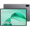 HONOR Pad X8a Tablet 4GB 64GB, Espandibile fino a 1TB, Display da 11 Pollici 90Hz, 8300mAh Batteria, Snapdragon 680, Android 14, Wifi Tab, Grigio