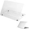 Huybaa Cover per MacBook Pro 13 Pollici M2 M1 (2020-2024), Custodia Protettiva Trasparente per A2338 A2289 A2251, AntiGraffio e Leggera - Opaco Bianco
