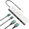 WAVLINK Hub USB C, WAVLINK 10 Gbps USB C Hub, 2 porte USB C 3.2, 2 porte USB A 3.2, compatibile per iMac/MacBook/Chromebook/Dell/HP/Lenovo (non supporta ricarica/estensione monitor)