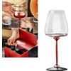 HFLWYWD Decanter per Vino Rotante Con Cristalli, Calici Creativi, Bicchiere di Cristallo per Vino Rosso o Bianco Con Tazza Rimovibile, Idea Regalo per Natale e Halloween