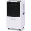 COSTWAY 118L Deumidificatore Commerciale con Tubo di Scarico, Deumidificatore Industriale con Timer 24H e 4 Ruote, per Scantinati Magazzini e Grandi Spazi Fino a 790㎡ (Bianco)