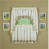 Today's Curtain Verona - Ripiano con Finestra Ricamata, 91 cm, Colore: Ecru/Rosa