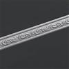 Dostear Bordi Greche Pannelli Adesivi Bordo Adesivo per Pareti Striscia Adesiva Muro Decorativa Greca Adesiva per Parete argento 4 X 230cm（2pcs）