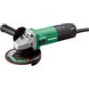 HiKOKI Smerigliatrice angolare - 125 mm, 600 W, 11.500 giri/min - Potente e compatta, ideale per lavori di precisione in angoli e spazi ristretti - Perfetta per hobbisti e professionisti