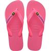 Havaianas Brasil Logo, Infradito Unisex - Bambini e ragazzi, Crystal Rose, 29/30 EU
